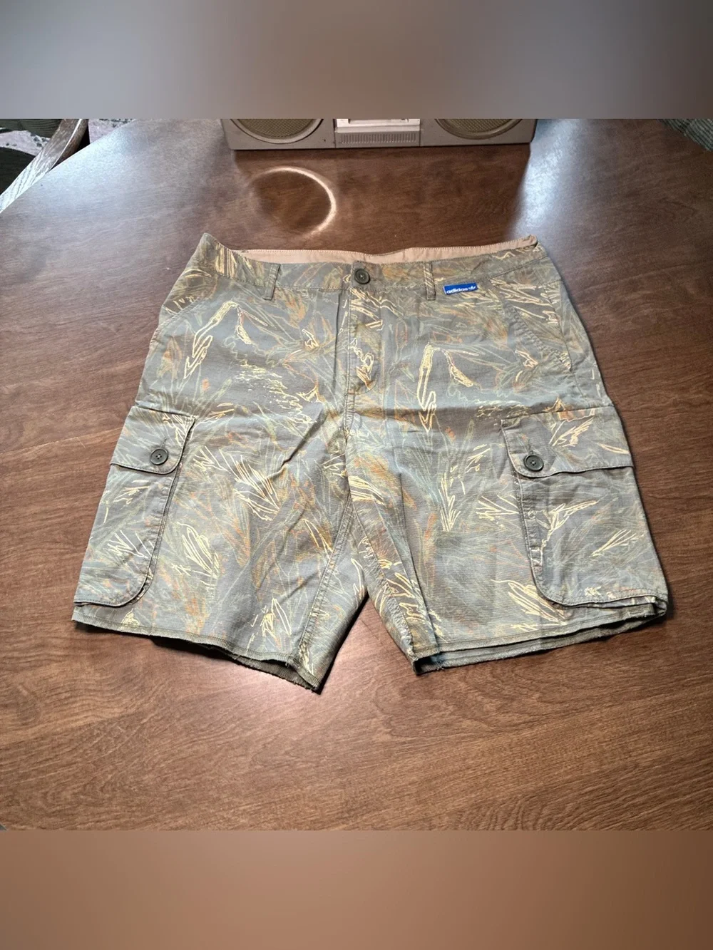 Adidas Safety Shorts Mens 38 Camp Cargo Pocket Streetwear Utility Skate